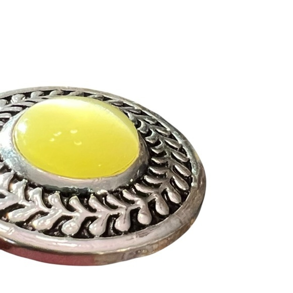 SALE!! 2‎ for $15 Majestically Malibu Yellow Earrings Garden Garland Yellow Ring - Picture 11 of 12